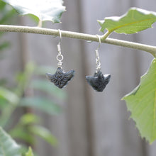 Load image into Gallery viewer, Handmade Natural Genuine Jade Zelda Hyrule Crest Hook Earrings