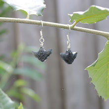 Load image into Gallery viewer, Handmade Natural Genuine Jade Zelda Hyrule Crest Hook Earrings