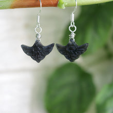 Load image into Gallery viewer, Handmade Natural Genuine Jade Zelda Hyrule Crest Hook Earrings