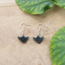 Load image into Gallery viewer, Handmade Natural Genuine Jade Zelda Hyrule Crest Hook Earrings