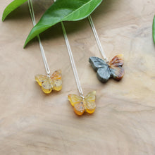 Load image into Gallery viewer, Handmade 925 Silver Genuine Jade Butterfly Necklace