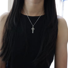 Load image into Gallery viewer, Handmade 925 Sterling Sliver Zelda Master sword Pendant Necklace