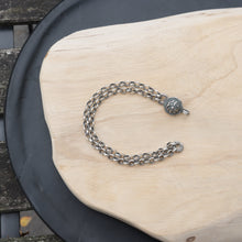 Load image into Gallery viewer, Handmade Sterling Silver Vintage Style Auspicious Guardian Lion Bracelet