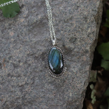 Load image into Gallery viewer, Handmade 925 Silver Natural Labradorite Vintage Necklace