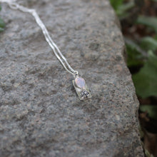 Load image into Gallery viewer, Handmade 925 Silver Vintage Flower Natural Opal Pendant Necklace