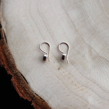 Load image into Gallery viewer, Simple Small Sterling Silver Heart Hook Earrings